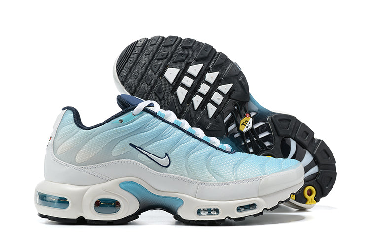 Nike air max plus white sale blue pink