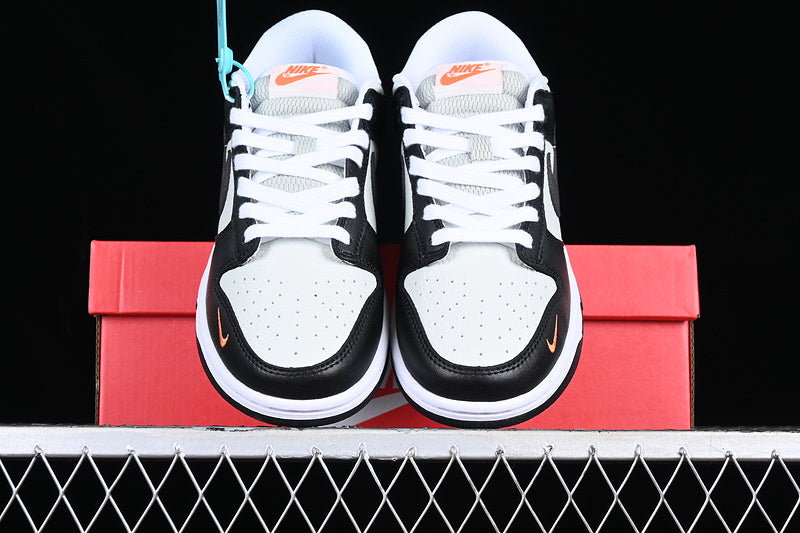 Nike Dunk Low
Black Total Orange Mini Swoosh