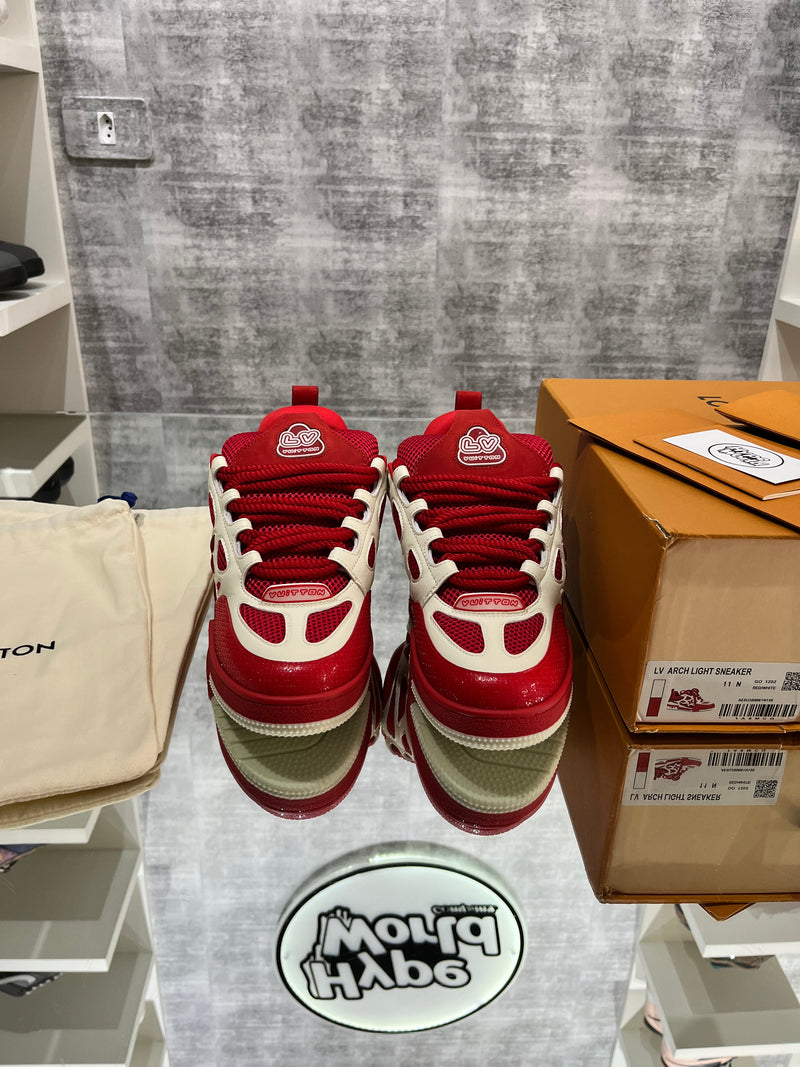 Louis Vuitton LV Skate Sneaker Red White