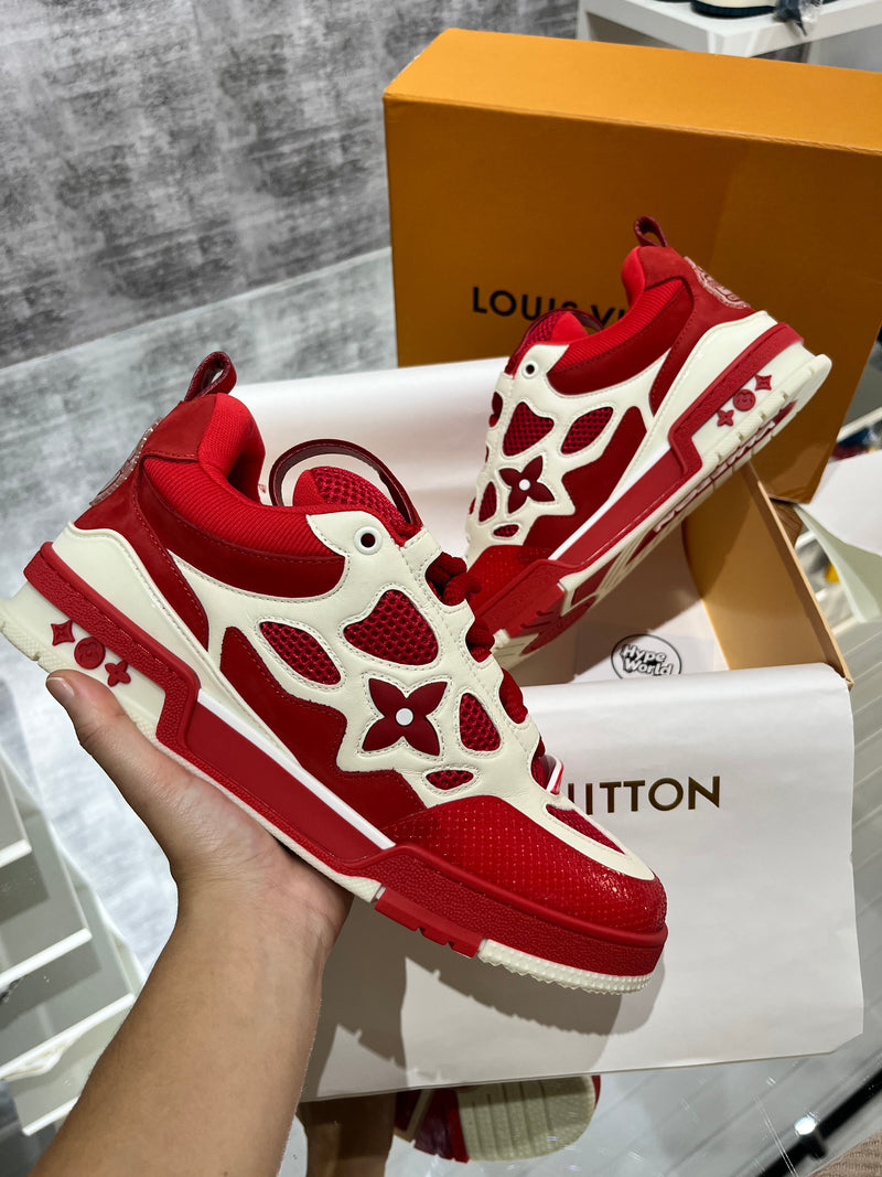 Louis Vuitton LV Skate Sneaker Red White