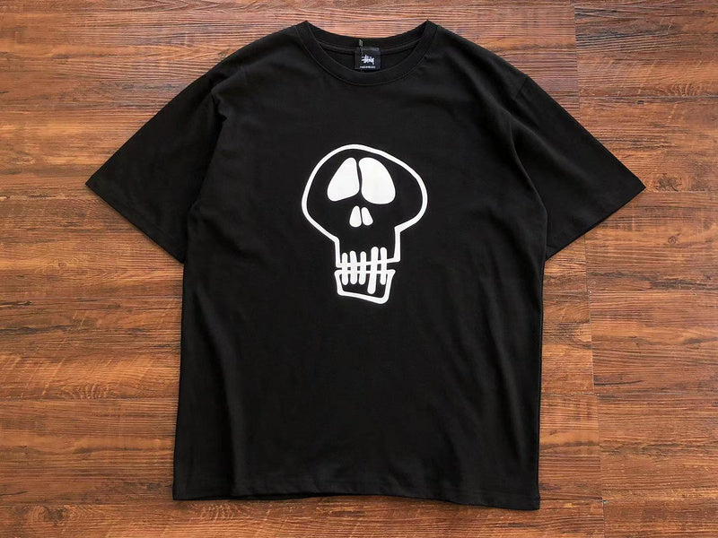 Camiseta Stussy black Skull