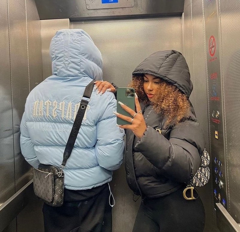 Jaqueta Puffer Trapstar Ice Blue