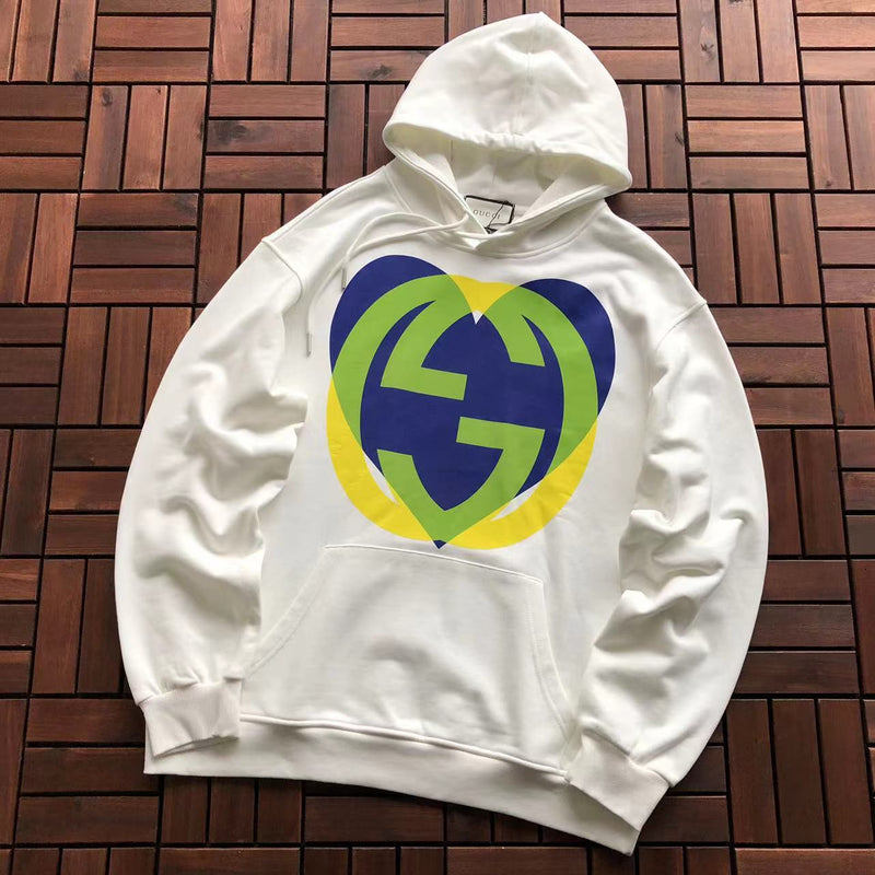 Moletom Gucci Hoodie White/Green/Yellow/Blue