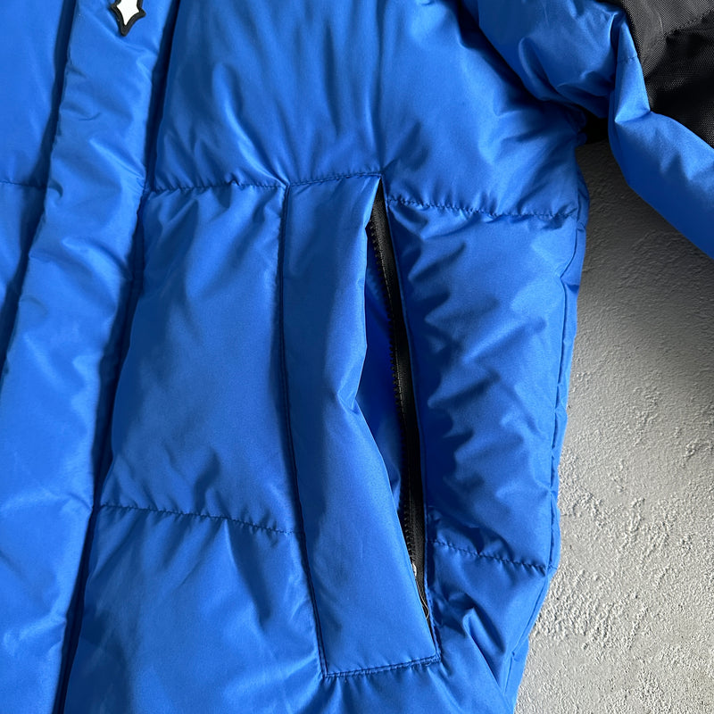 Jaqueta Puffer Trapstar Preta/Azul