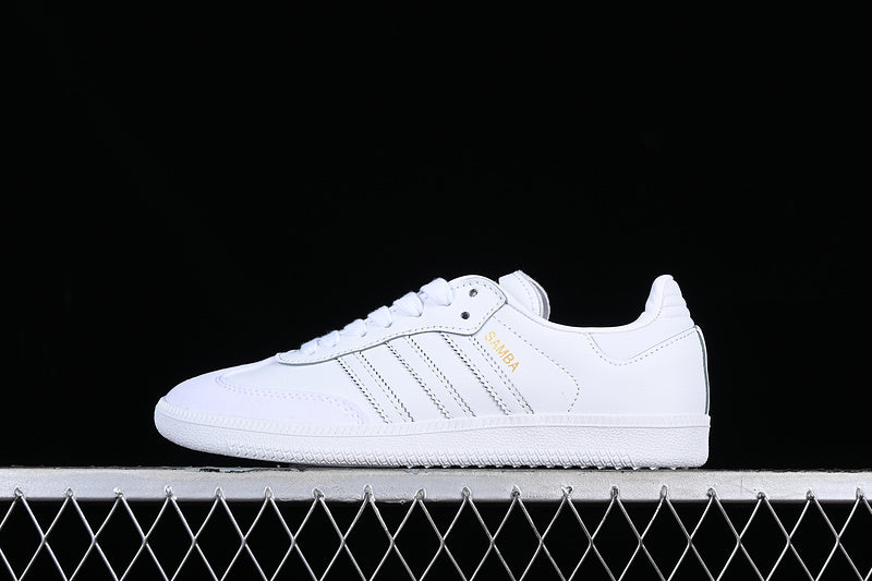 ADIDAS DISNEY X SAMBA VEGAN CLOUD WHITE/CORE BLACK/GOLD METALLIC