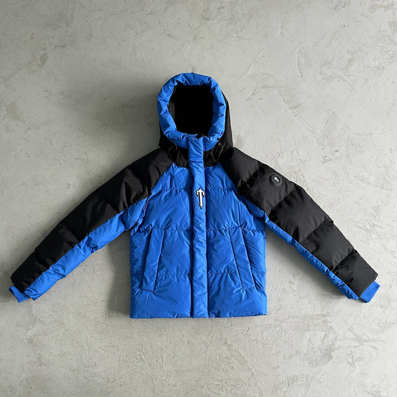 Jaqueta Puffer Trapstar Preta/Azul