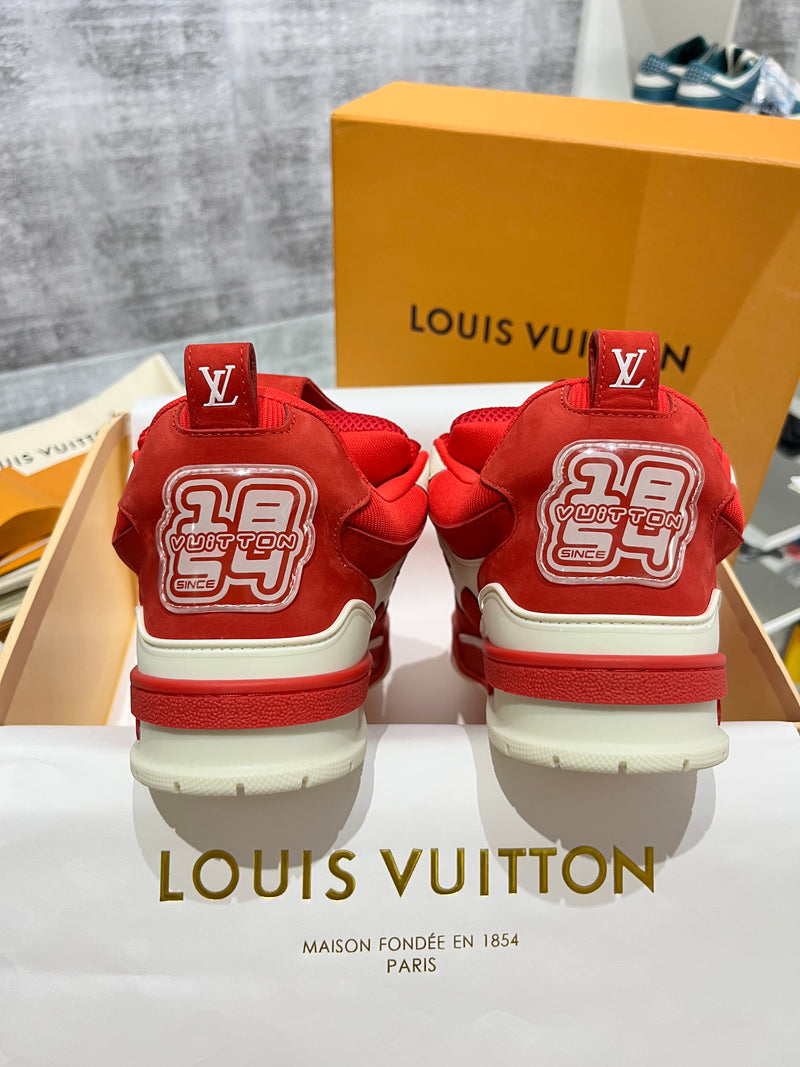 Louis Vuitton LV Skate Sneaker Red White