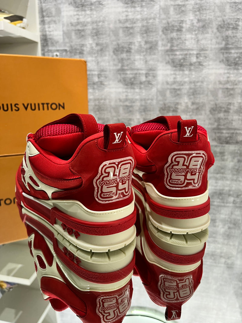 Louis Vuitton LV Skate Sneaker Red White