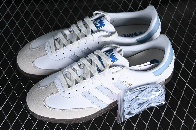 ADIDAS SAMBA OG WHITE/BLUE/BLACK/GREY