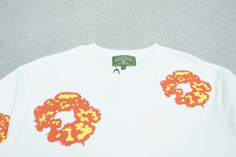 Camiseta Denim Tears White Fire