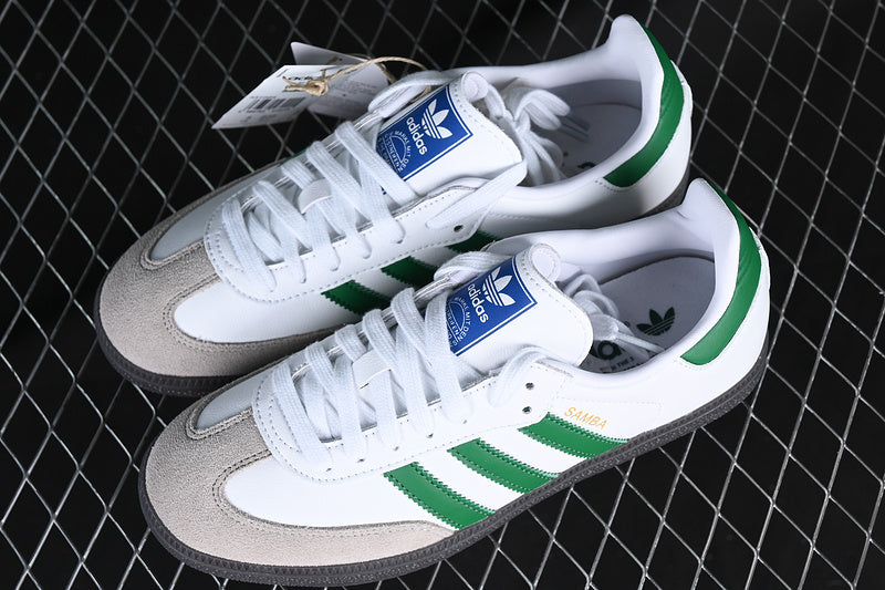 ADIDAS SAMBA OG WHITE/GREEN/BLACK