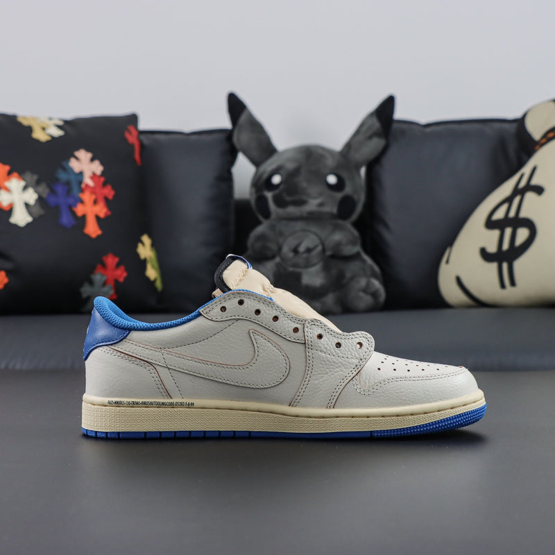 Air Jordan 1 Low Travis Scott X Fragment White Blue