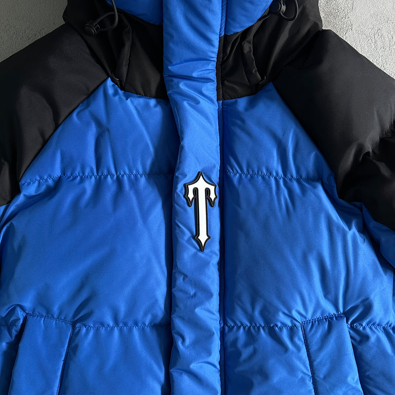 Jaqueta Puffer Trapstar Preta/Azul