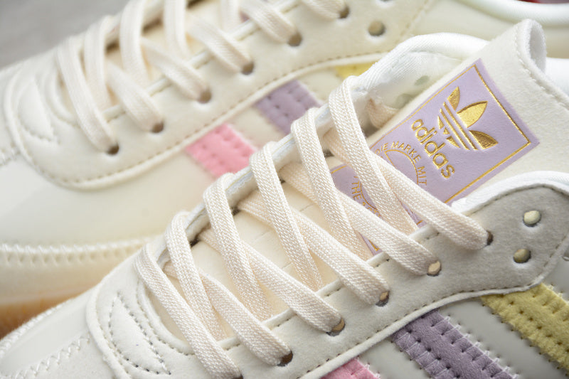 SAMBAROSE SHOES CLOUD WHITE/PINK/YELLOW