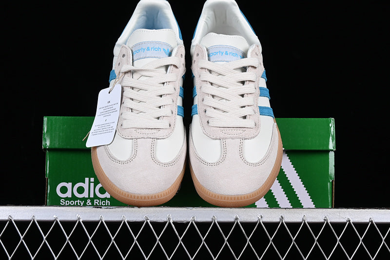 ADIDAS SPORTY RICH X SAMBA OGCREAM BLUE