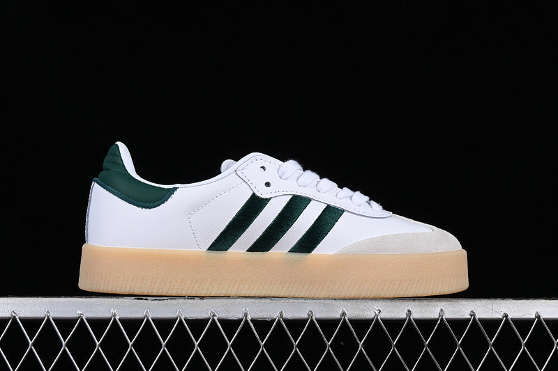 ADIDAS SAMBA VEGAN WHITE/BLACK/GREEN