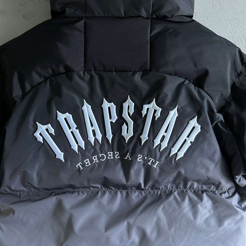 Jaqueta Puffer Trapstar Preta/Branca