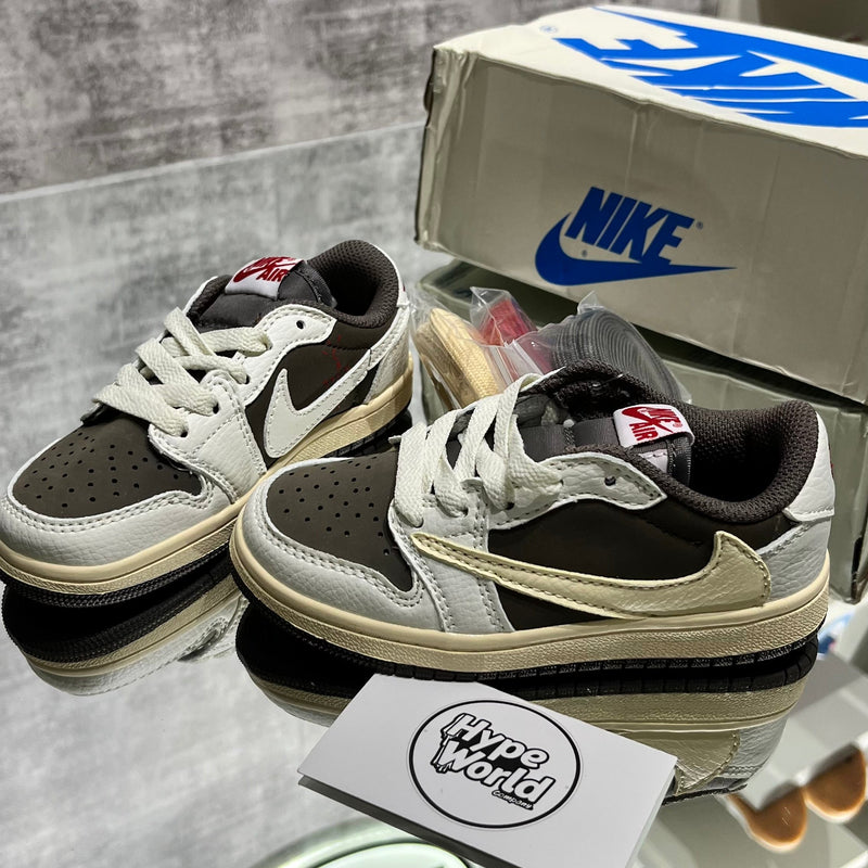 Jordan 1 Low Travis Scott Reverse Mocha Kids