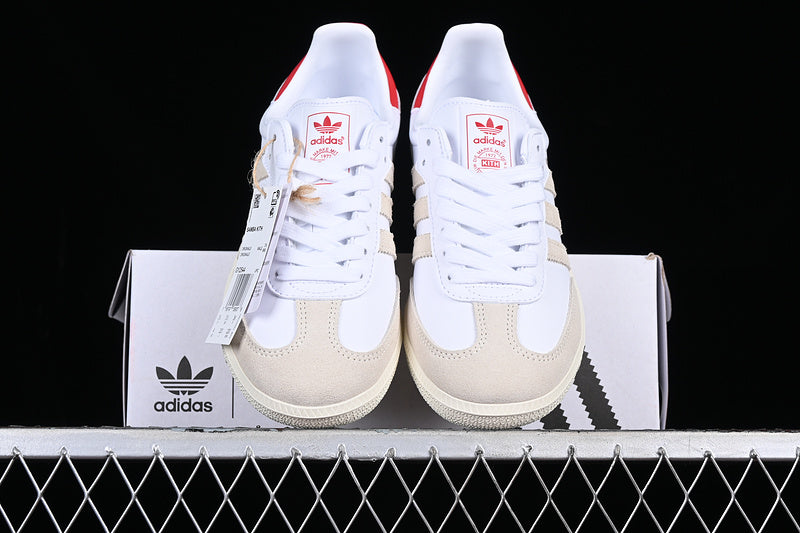 ADIDAS KITH X SAMBA OG CLASSICS PROGRAM WHITE/RED