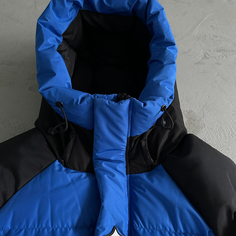 Jaqueta Puffer Trapstar Preta/Azul