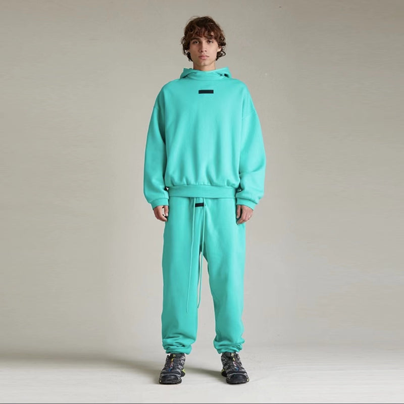 Moletom Essentials Hoodie Cyan