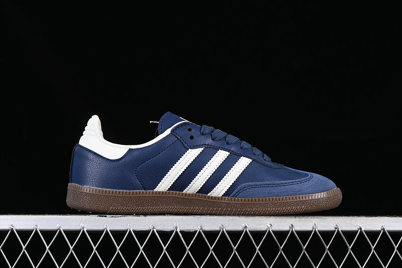 ADIDAS SAMBA VEGAN WHITE/BLUE/BROWN