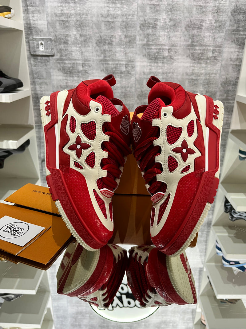 Louis Vuitton LV Skate Sneaker Red White