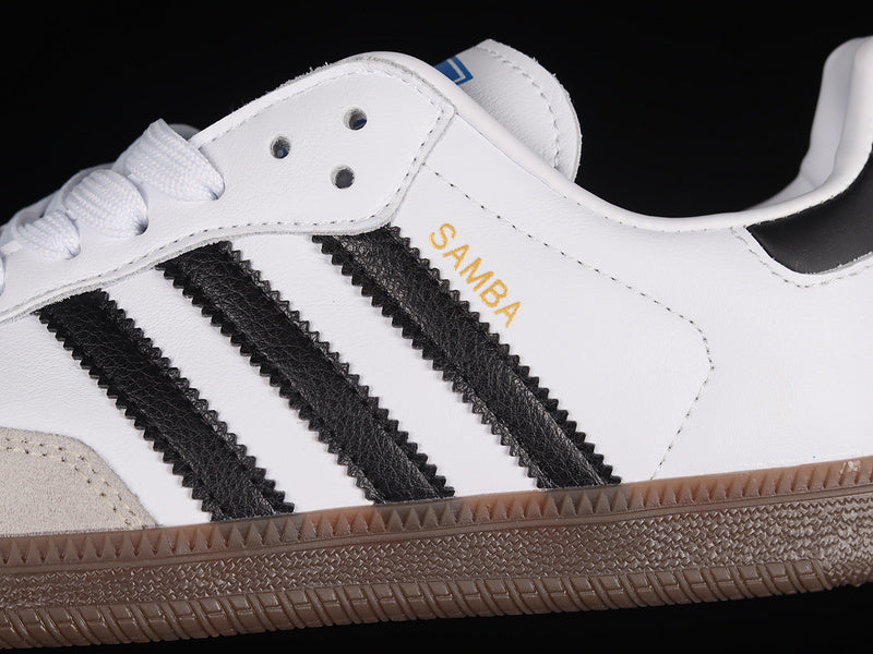 SAMBA VEGAN SHOES CLOUD WHITE/CORE BLACK/GUM