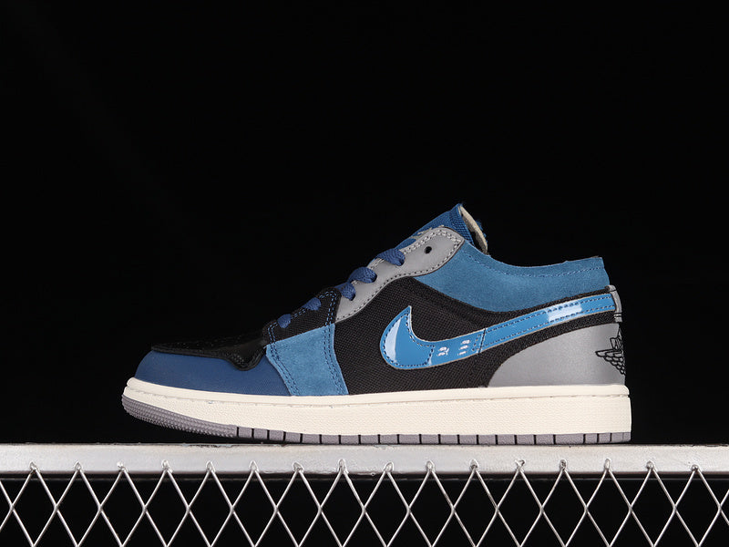 Jordan 1 Low SE Craft Obsidian French Blue Ashen Slate