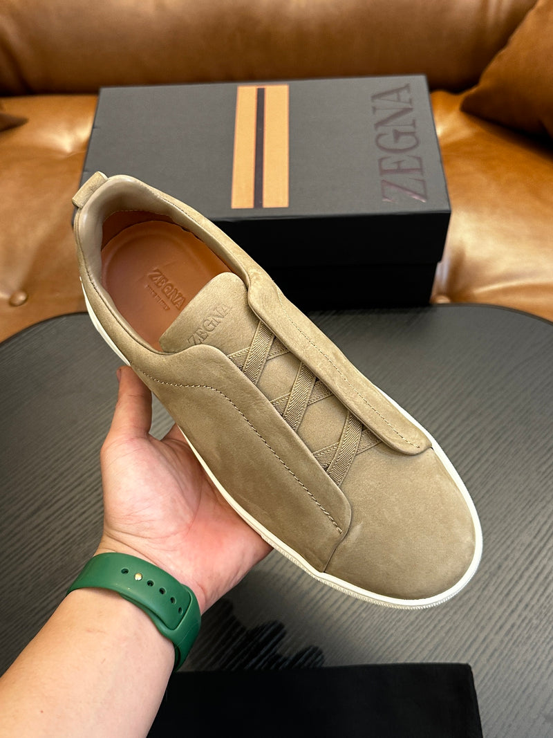 Zegna Tênis slip-on Kaki