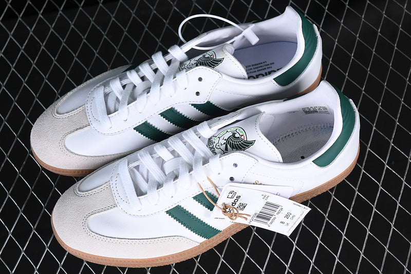 ADIDAS SAMBA TEAM MEXICO CLOUD WHITE/COLLEGIATE GREEN/GUM