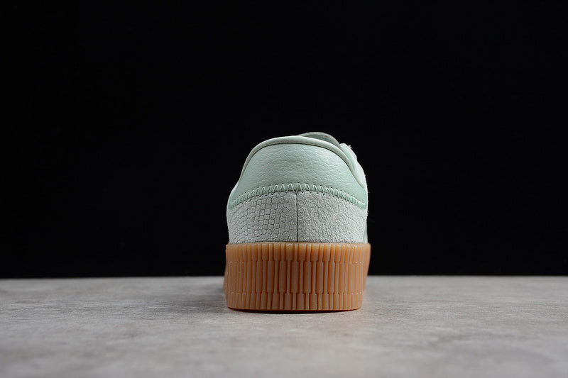 SAMBAROSE LEATHER VAPOUR GREEN/VAPOUR GREEN/GUM 3