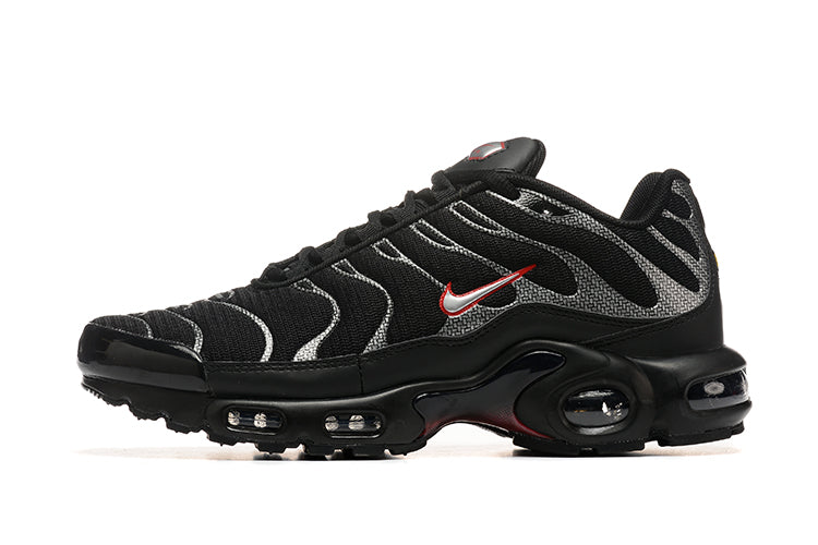 Nike Air Max Plus
Black University Red Metallic Silver