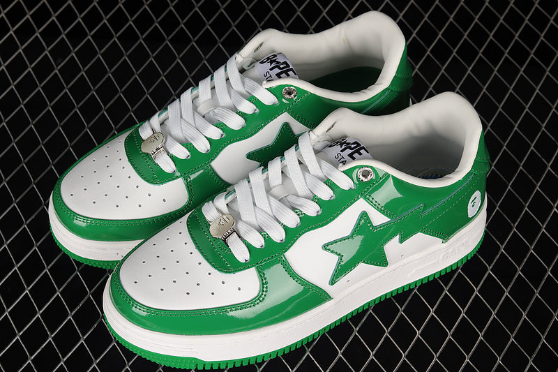 A Bathing Ape Bape Sta
Patent Leather Green White