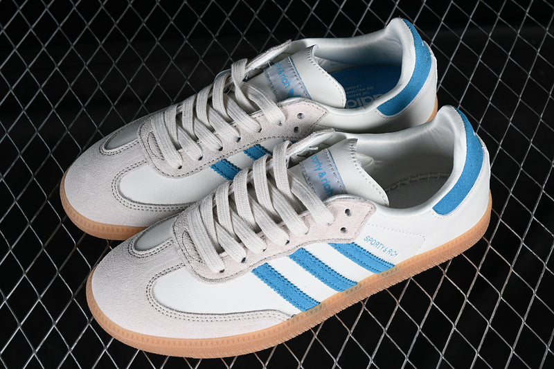 ADIDAS SPORTY RICH X SAMBA OGCREAM BLUE