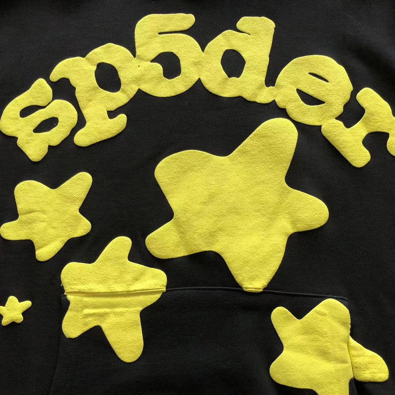 Moletom Sp5der Hoodie Stars Black