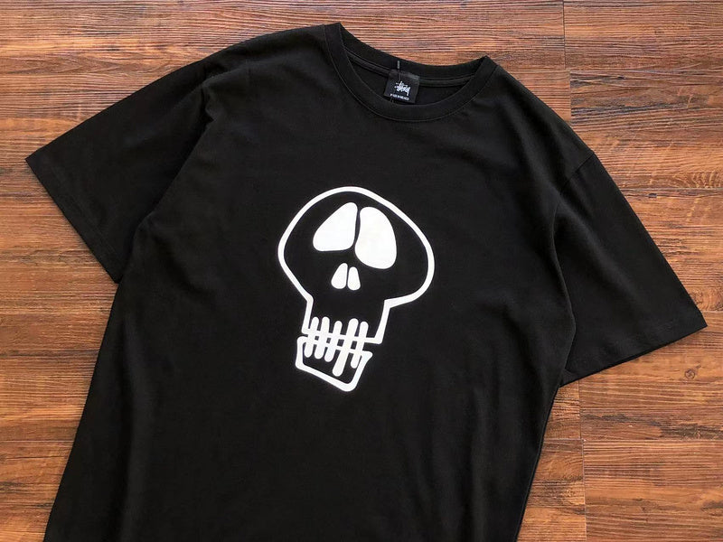 Camiseta Stussy black Skull