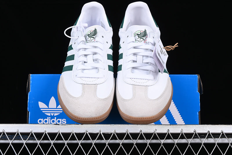 ADIDAS SAMBA TEAM MEXICO CLOUD WHITE/COLLEGIATE GREEN/GUM