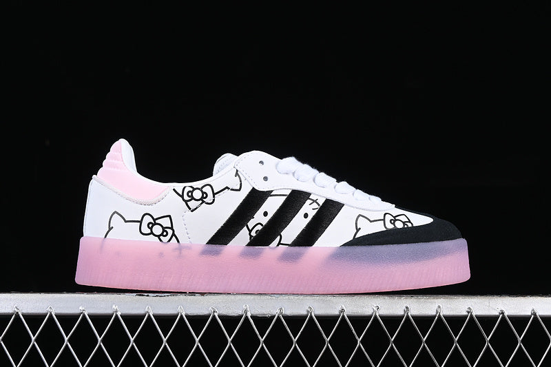 ADIDAS SAMBA VEGAN WHITE/BLACK/PINK