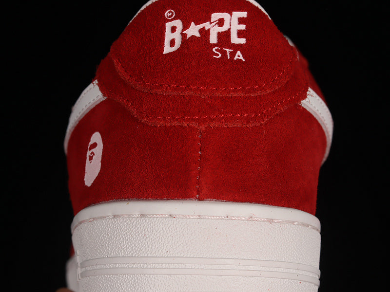 A Bathing Ape Bape Sta Low
Red Suede