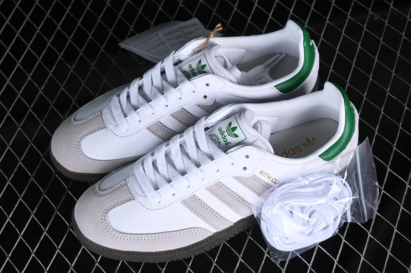 ADIDAS KITH X SAMBA OG CLASSICS PROGRAM WHITE/FAIRWAY/GOLD