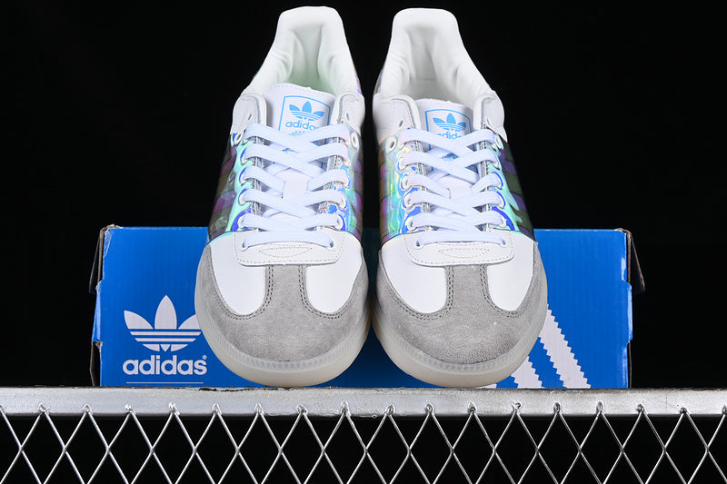 ADIDAS SAMBA WB WHITE/GREY/GREEN/BLUE