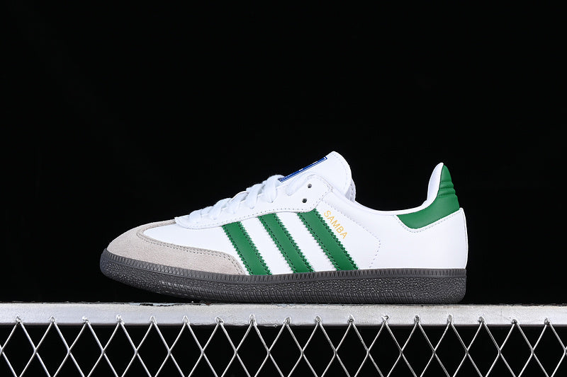 ADIDAS SAMBA OG WHITE/GREEN/BLACK