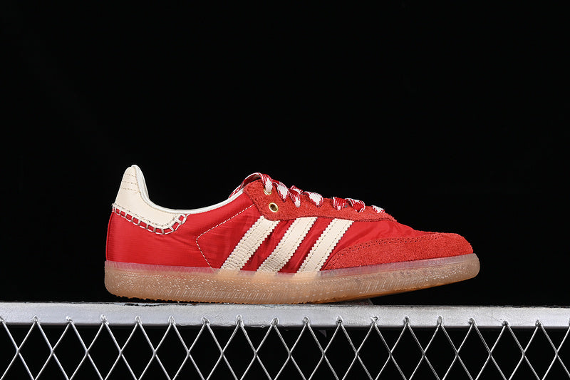 WB SAMBA VEGAN OG GREY/RED/BROWN