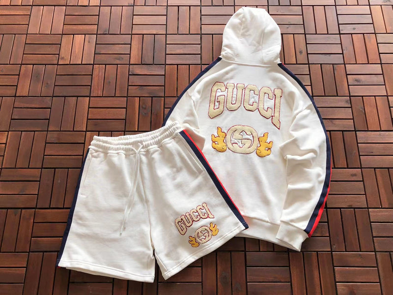 Moletom Conjunto Gucci White Flame