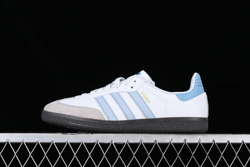 ADIDAS SAMBA VEGAN WHITE/BLUE/GREY/BLACK