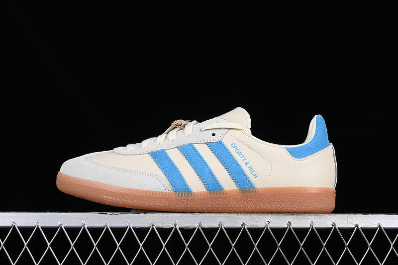 ADIDAS SAMBA VEGAN GREY/BLUE/BROWN