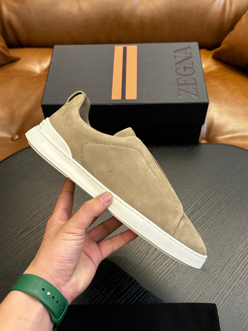 Zegna Tênis slip-on Kaki