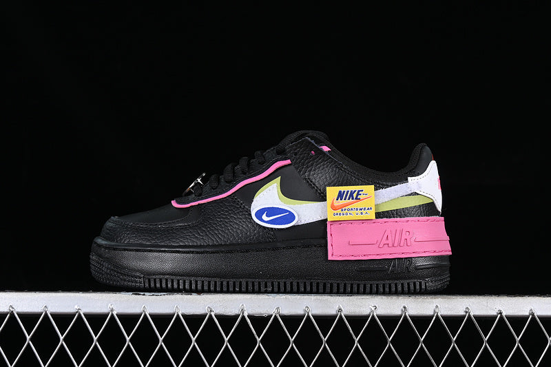 Nike Air Force 1 Low Shadow
Removable Patches Black Pink