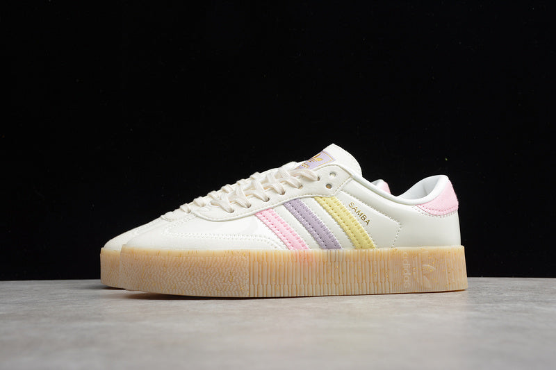 SAMBAROSE SHOES CLOUD WHITE/PINK/YELLOW